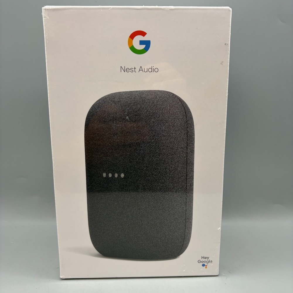 Google Nest Audio Smart Speaker - Charcoal - Sealed